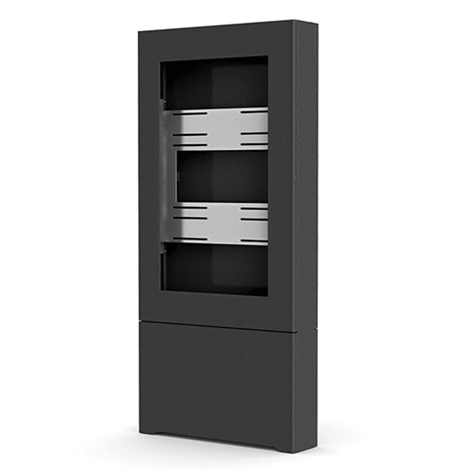 Chief Impact™ Floor Mounted Kiosk, Portrait 50" Black