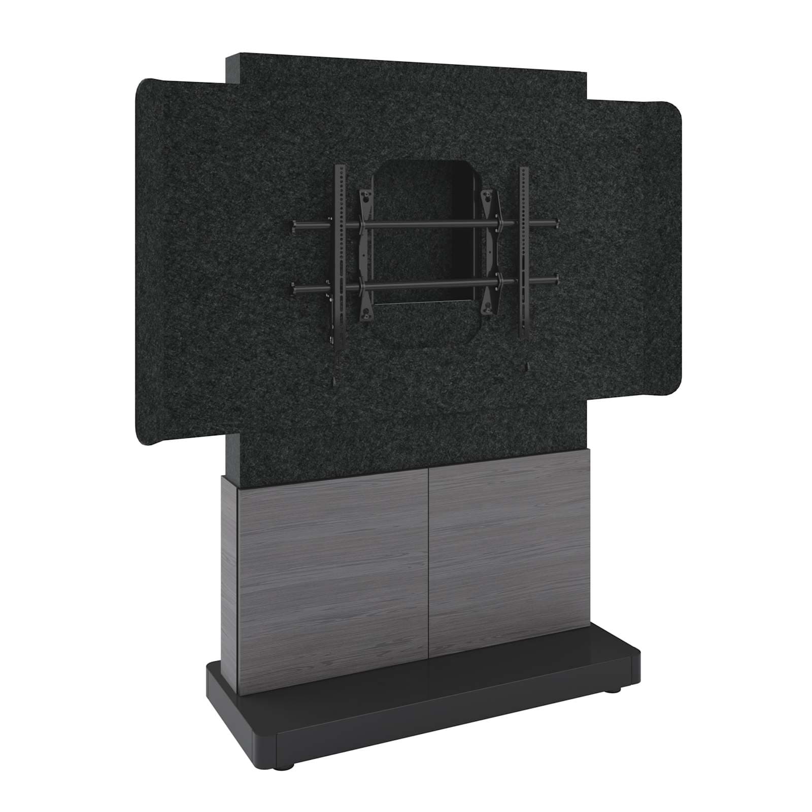 Middle Atlantic Forum™ Free-Standing Display Stand for (1) 65" - 75" Display, Dark Colorway — manufacturer product-family image
