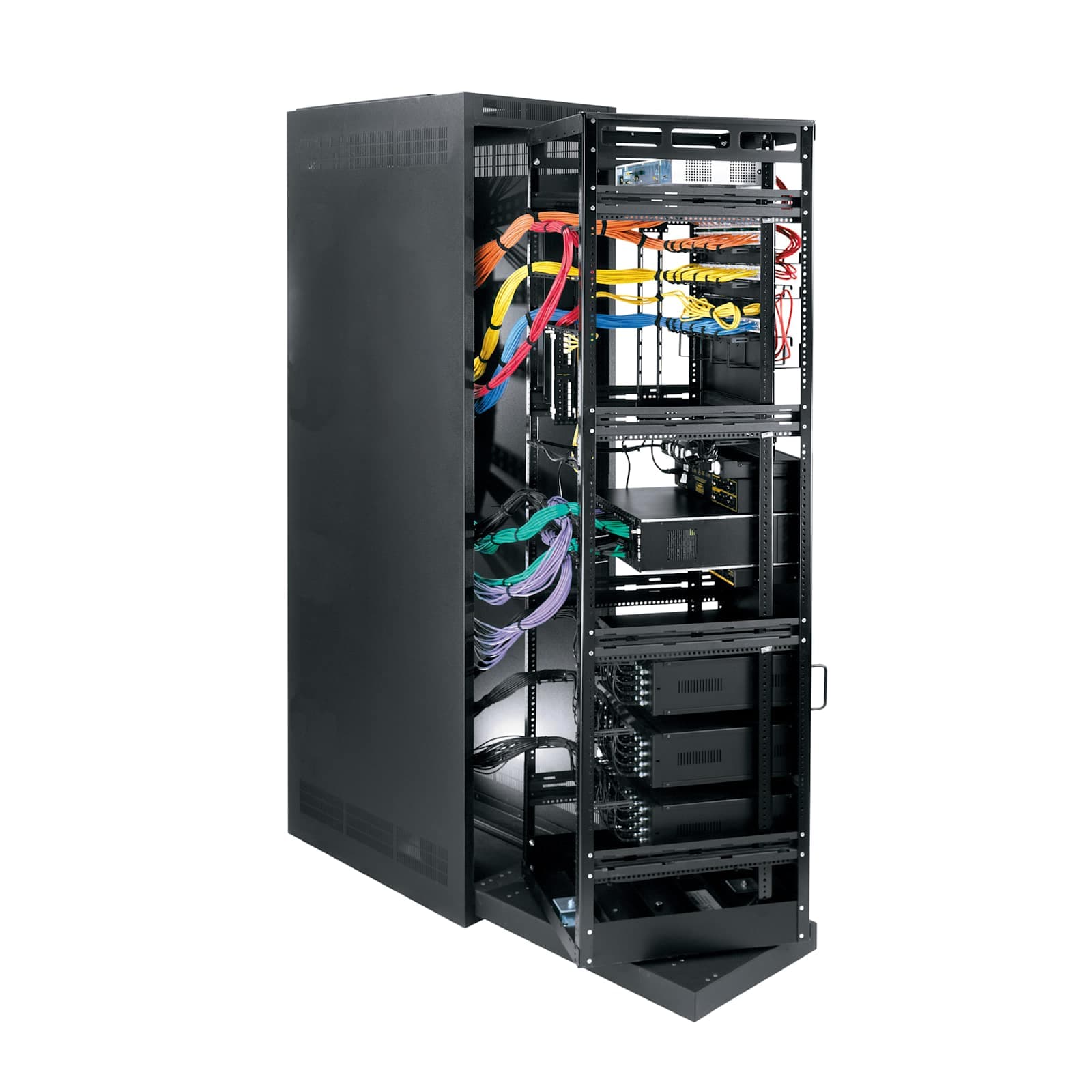 Middle Atlantic WR Series Roll Out Racks in Steel Enclosure — manufacturer product-family image