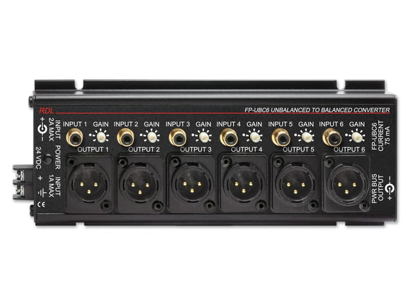 Radio Design Labs FP-UBC6 Unbalanced to Balanced Converter - 6 Channel