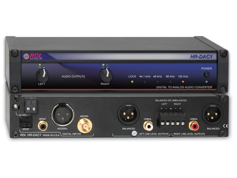 Radio Design Labs HR-DAC1 Digital to Analog Converter - 24 bit 192 kHz