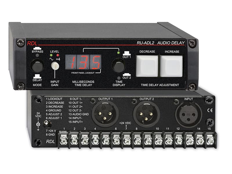 Radio Design Labs RU-ADL2 Professional Audio Delay - 0 to 135 mS