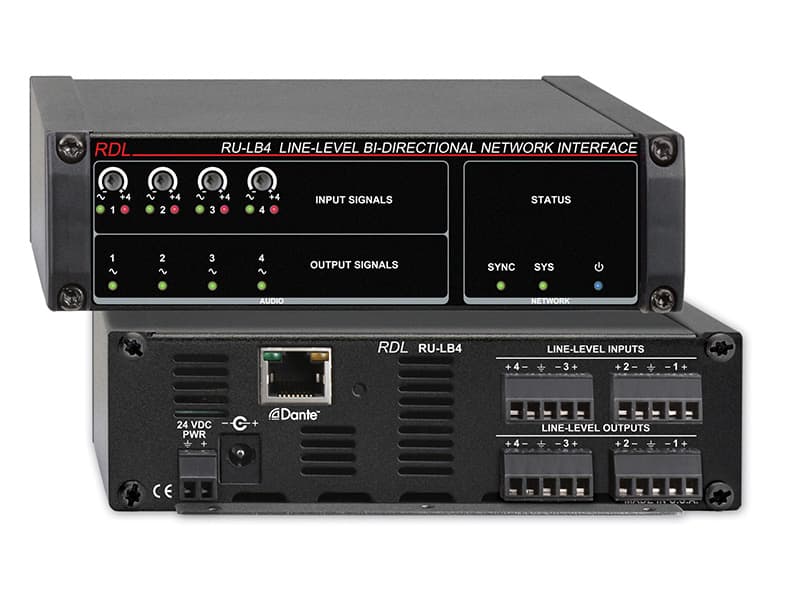 Radio Design Labs RU-LB4 Line-Level Bi-Directional Network Interface