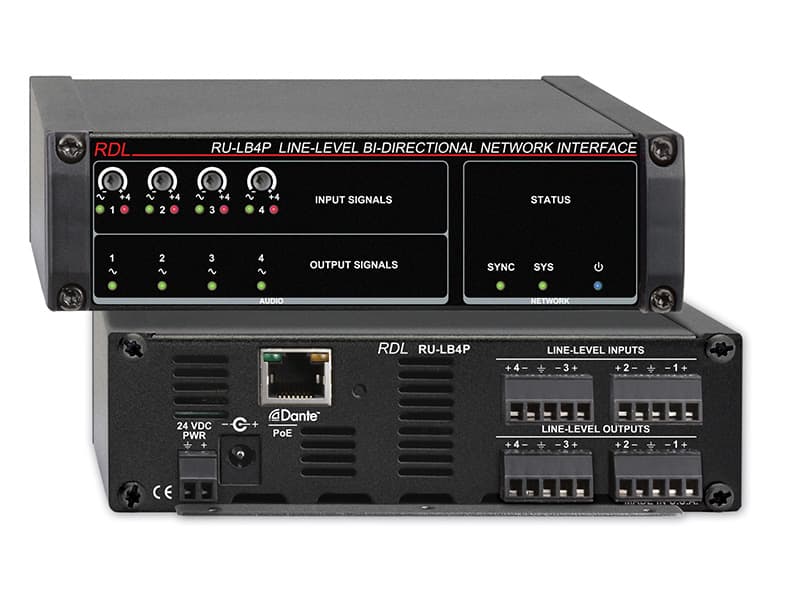 Radio Design Labs RU-LB4P Line-Level Bi-Directional Network Interface
