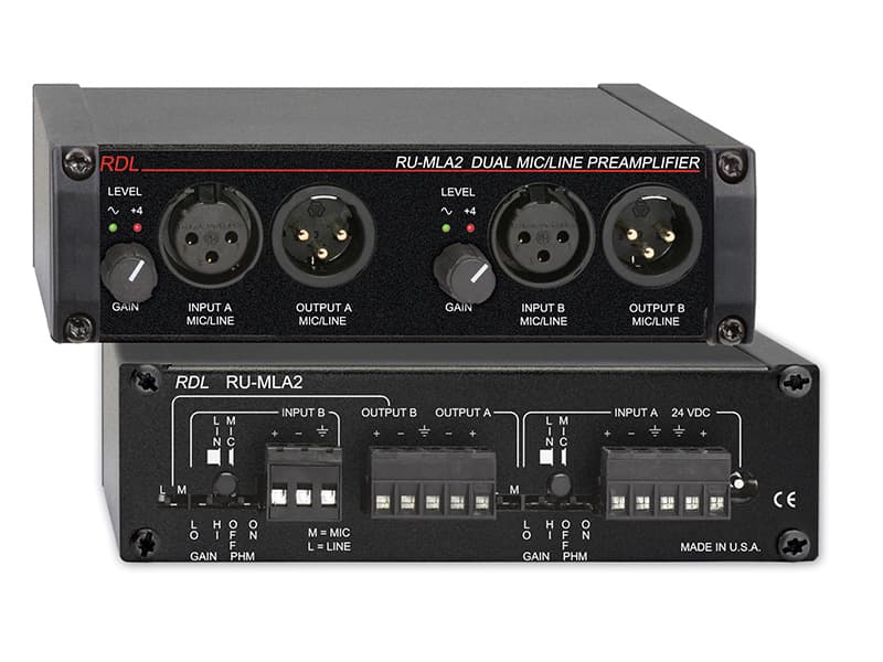 Radio Design Labs RU-MLA2 Dual Microphone / Line Preamplifier