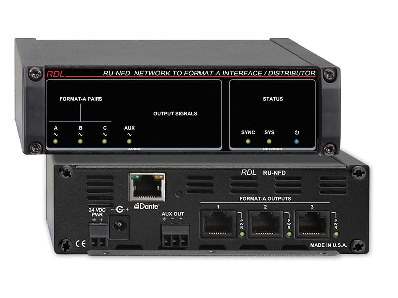 Radio Design Labs RU-NFD Network to Format-A Interface/Distributor