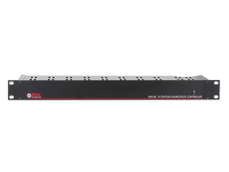 Radio Design Labs SAS-8C 8 Station Audio Controller for SourceFlex Distributed Audio System
