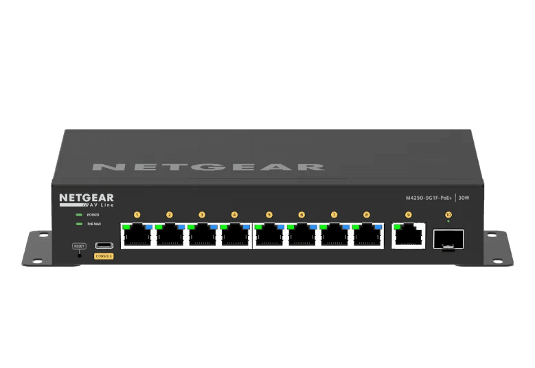 NETGEAR GSM4210PD 8x1G PoE+ 110W 1x1G and 1xSFP Managed Switch