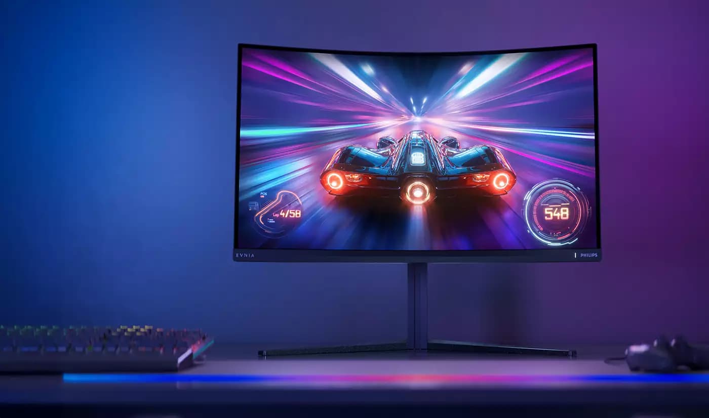 Philips 32M2C5500W 32" Quad HD Gaming Monitor — main in-use photograph