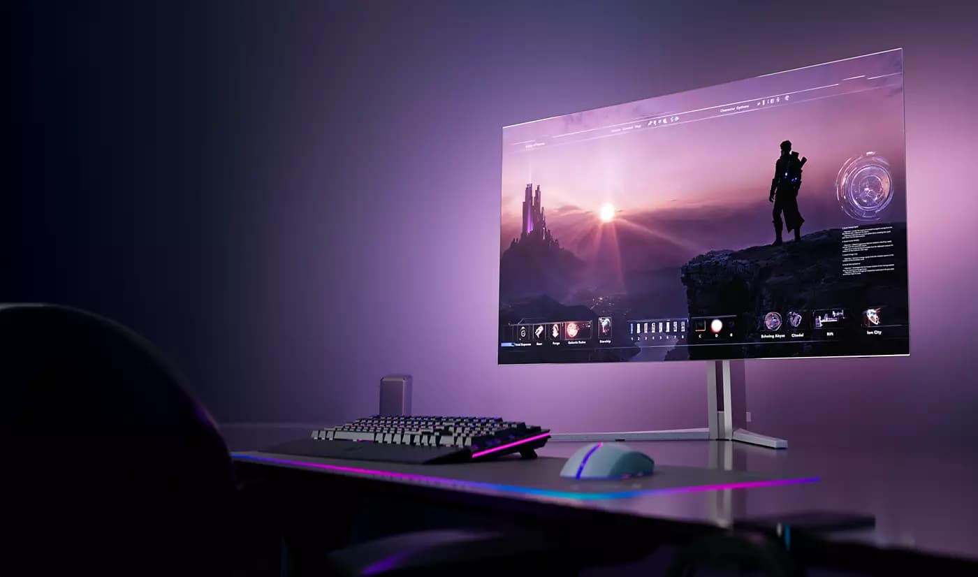 Philips 42M2N8900 42" OLED Gaming Monitor — main in-use photograph