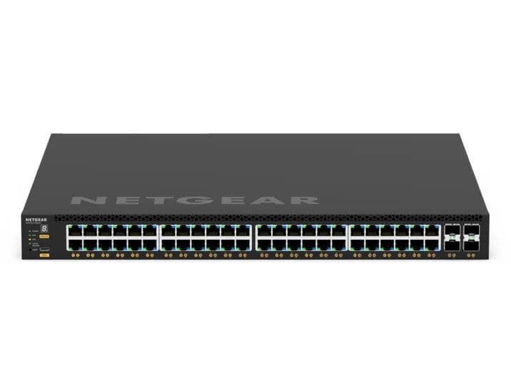 NETGEAR M4350 GSM4352 48x1G PoE+ (236W base, up to 1,440W) and 4xSFP+ Managed Switch