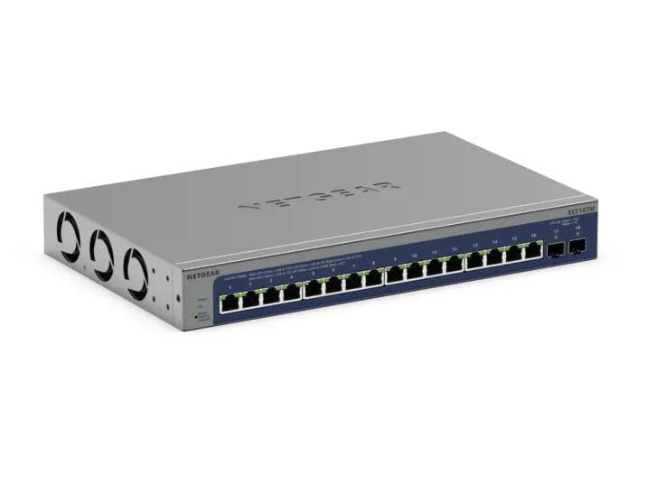 NETGEAR XS516TM 16-Port 10G/Multi-Gigabit Ethernet Smart Switch with 2 10G SFP+ Ports