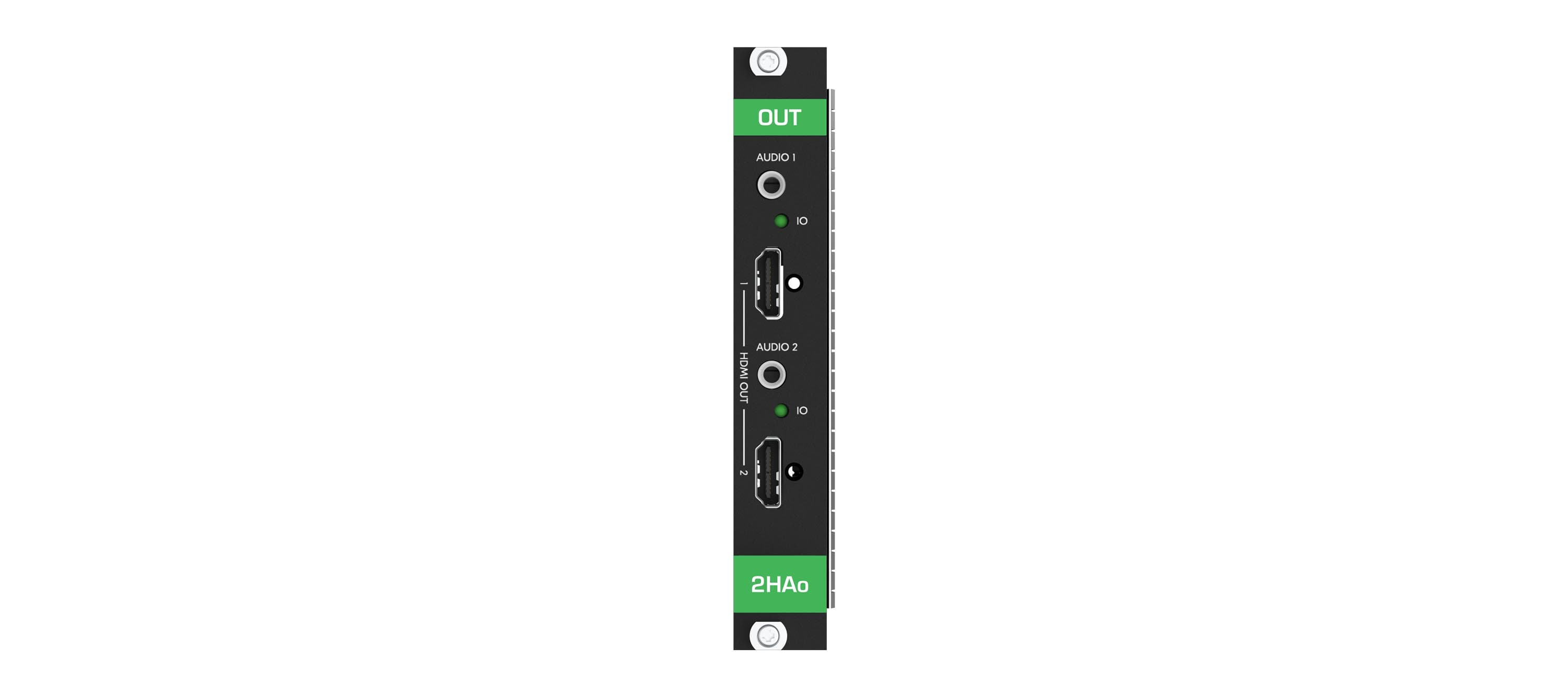 Kramer MC3-2HAo 4K60 HDMI 2xOUT Card with Analog Audio