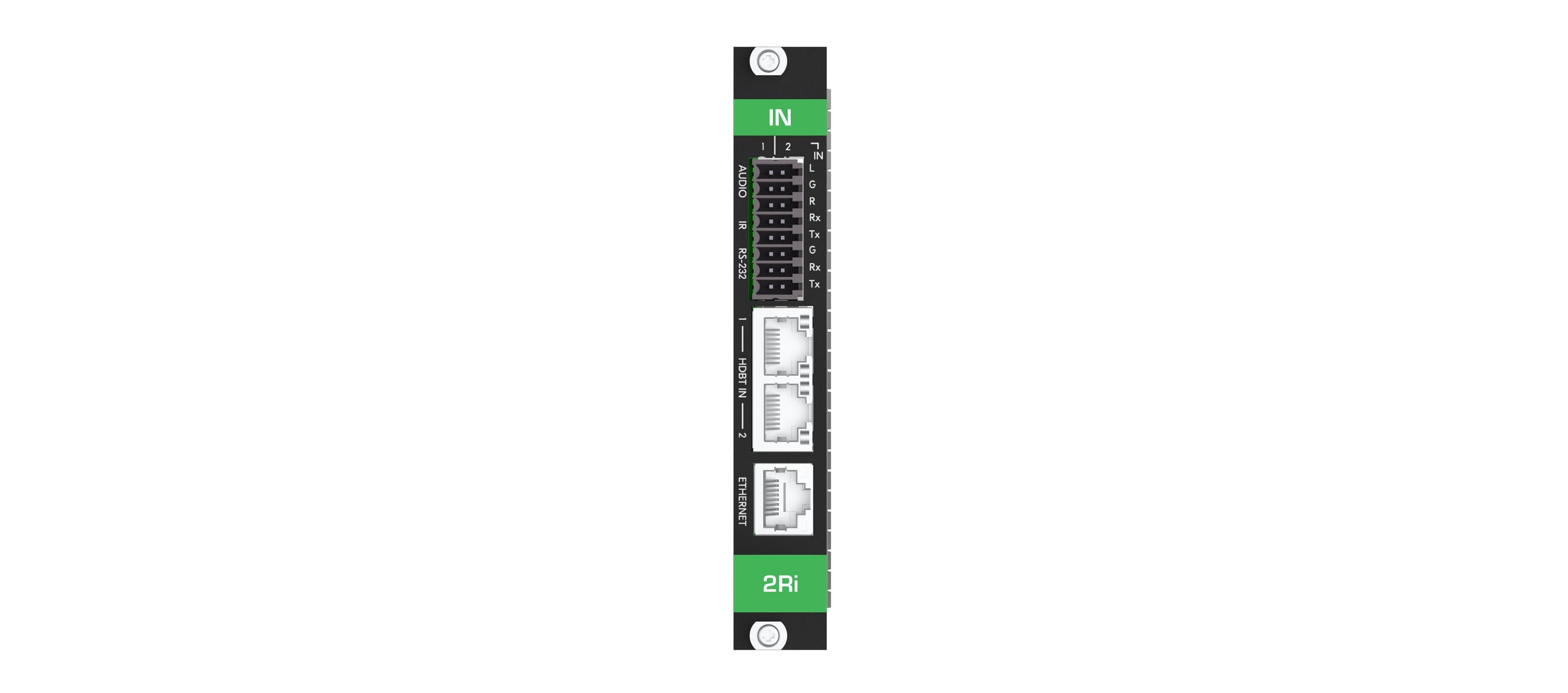Kramer MC3-2Ri 4K60 HDBT 2xIN Card with Analog Audio