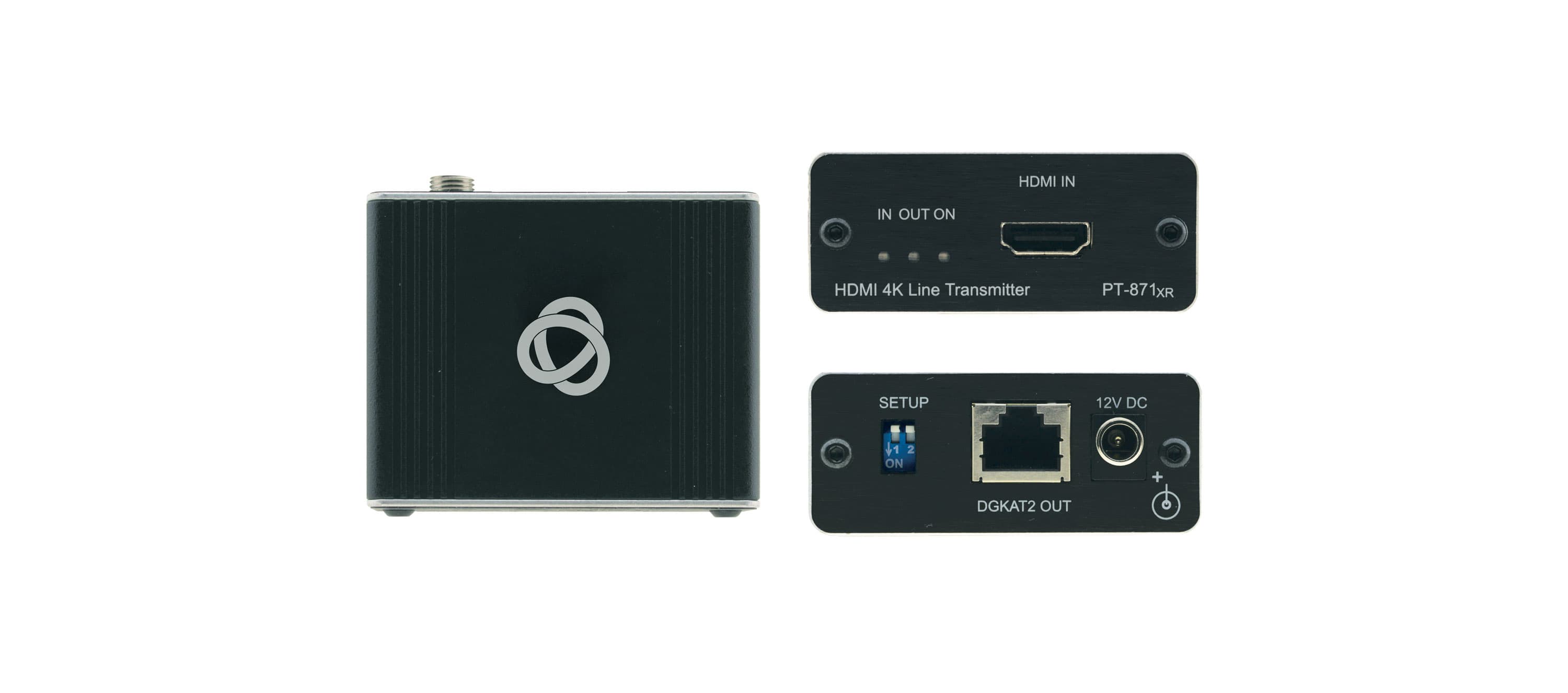 Kramer PT-871/2xr-KIT 4K HDR HDMI Compact PoC Extender over Long-Reach DGKat 2.0 — manufacturer product-family image