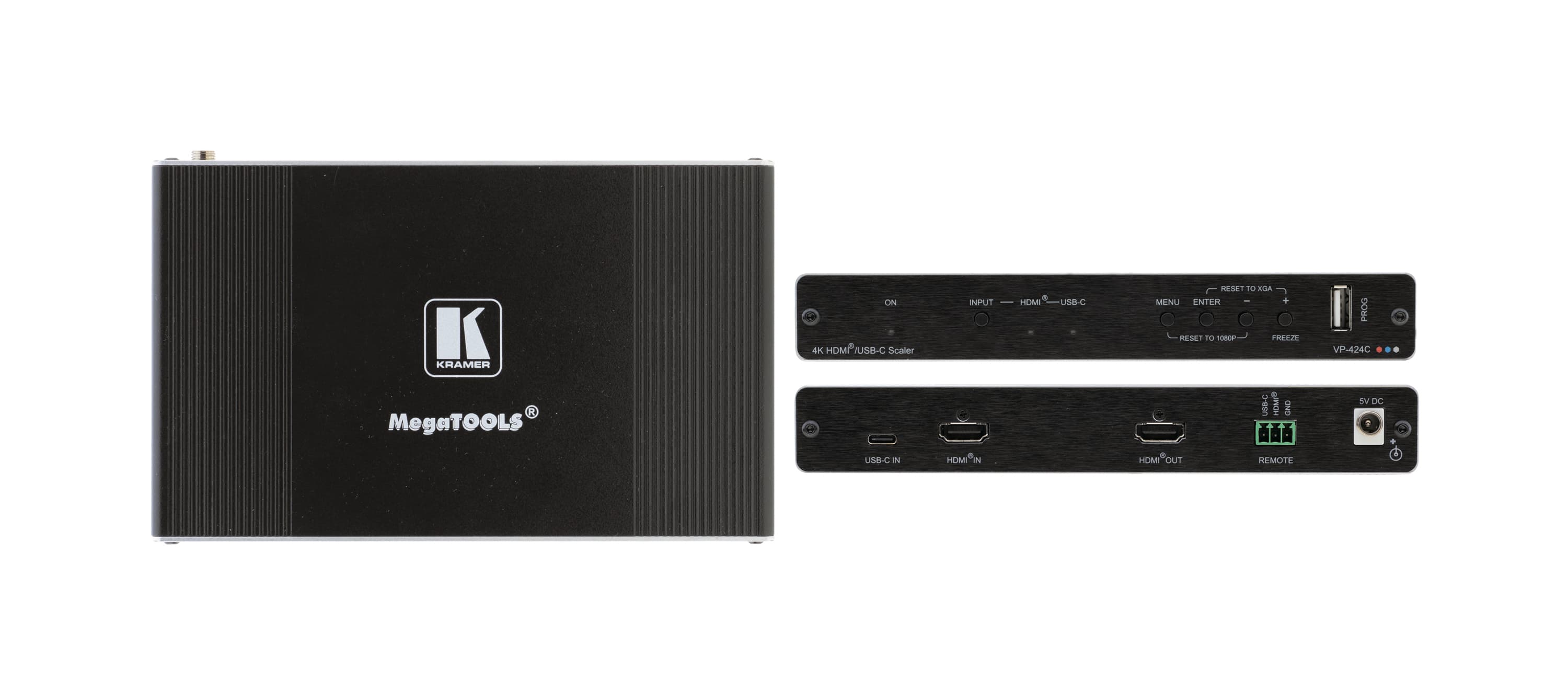 Kramer VP-424C 18G 4K HDMI ProScale™ Digital Scaler with HDMI and USB-C Inputs