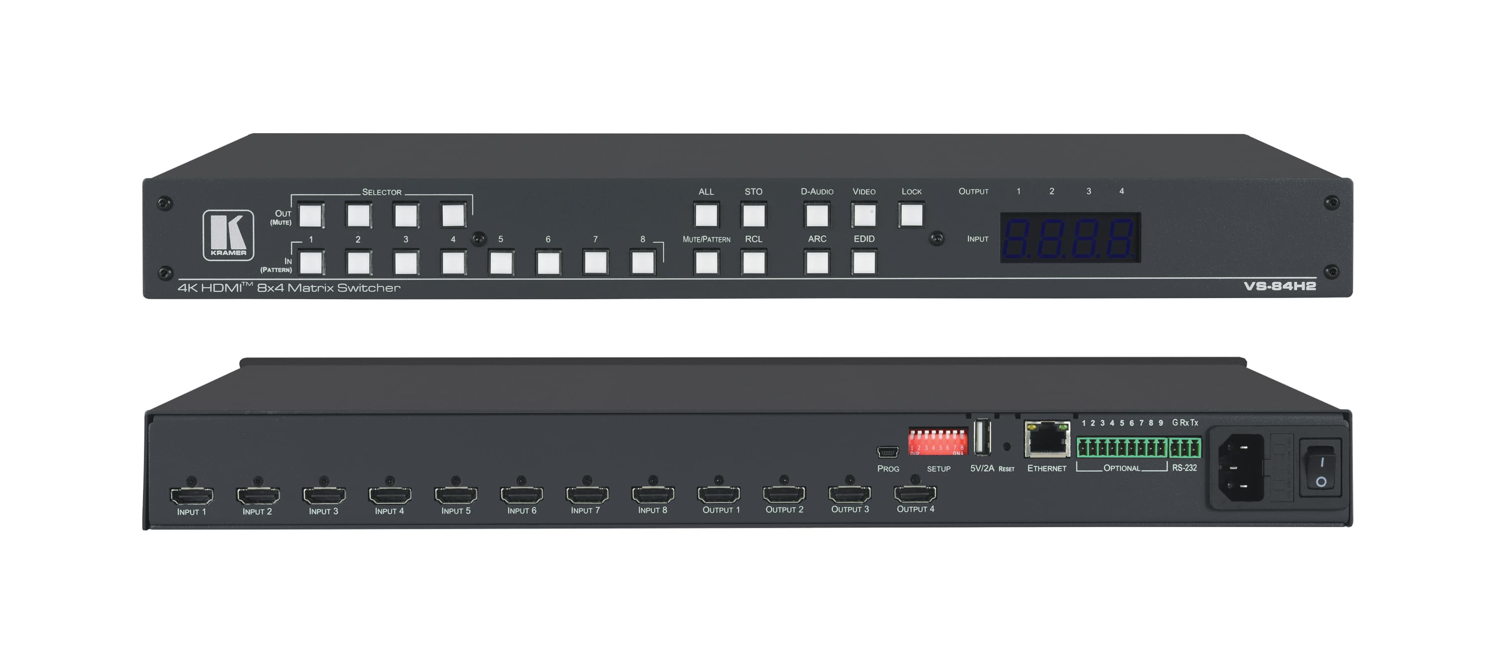 Kramer VS-84H2 8x4 4K60 HDMI Matrix