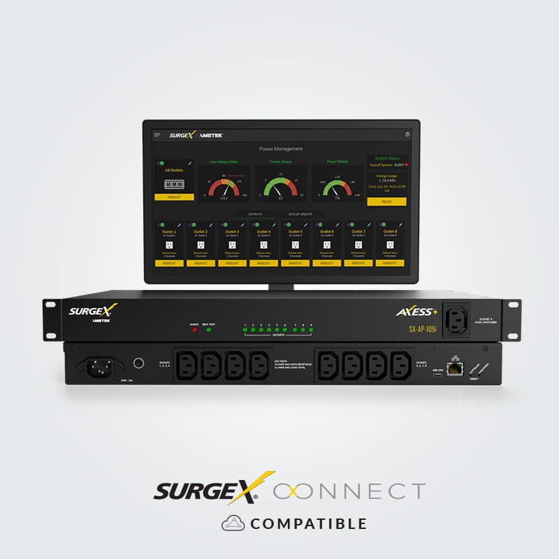 SurgeX SX-AP-109i Axess+ — Upgrade Your AV and IT Systems with Our Cutting-Edge 1U Rack Solution! — manufacturer product-family image