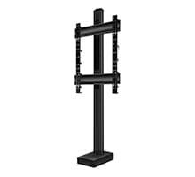 BT8587 Bolt-Down Column Mounted Digital Signage Stand With Retractable Base