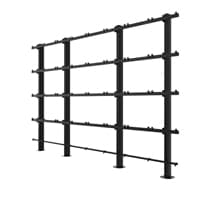 B-Tech BTXPS27-B8X8/B Universal 27 Inch dvLED Bolt-Down Stand