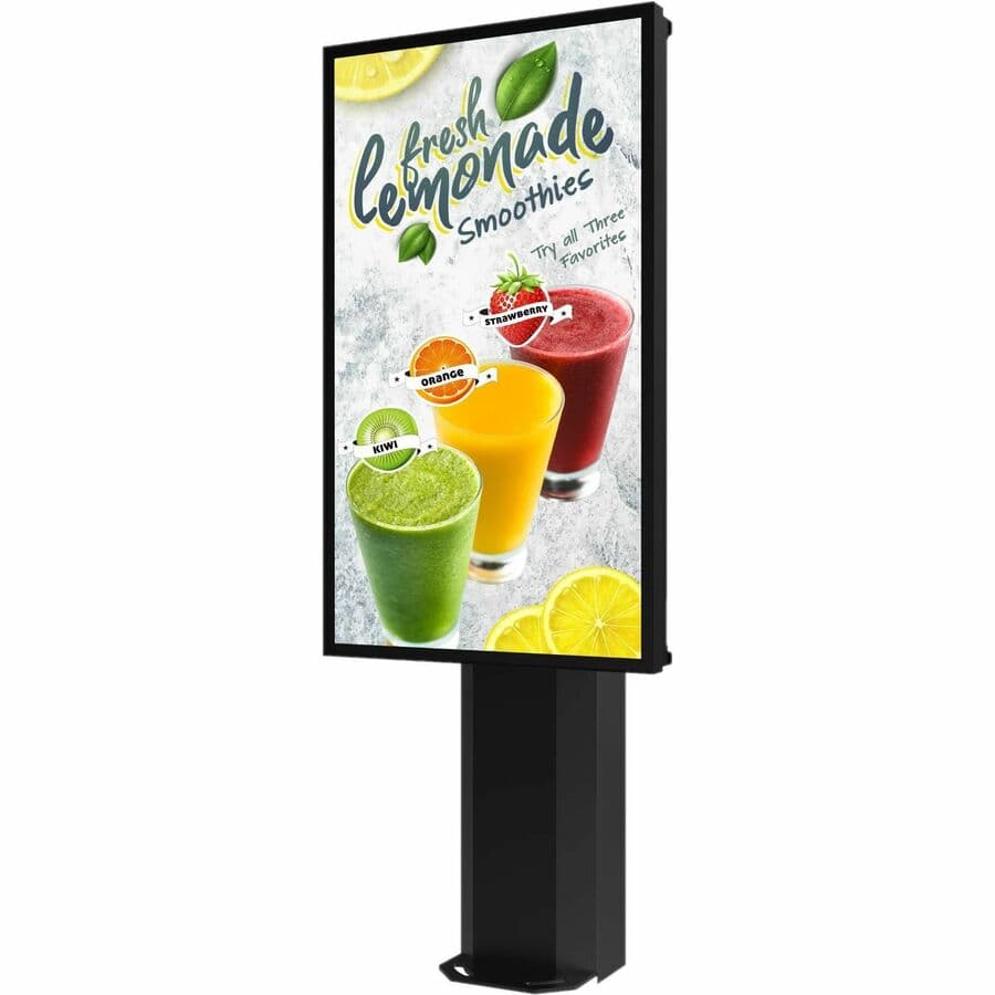 Peerless KOF555-1-EUK Outdoor Digital Menu Boards supports 55" Peerless-AV XHB554-EUK Outdoor Display(s)