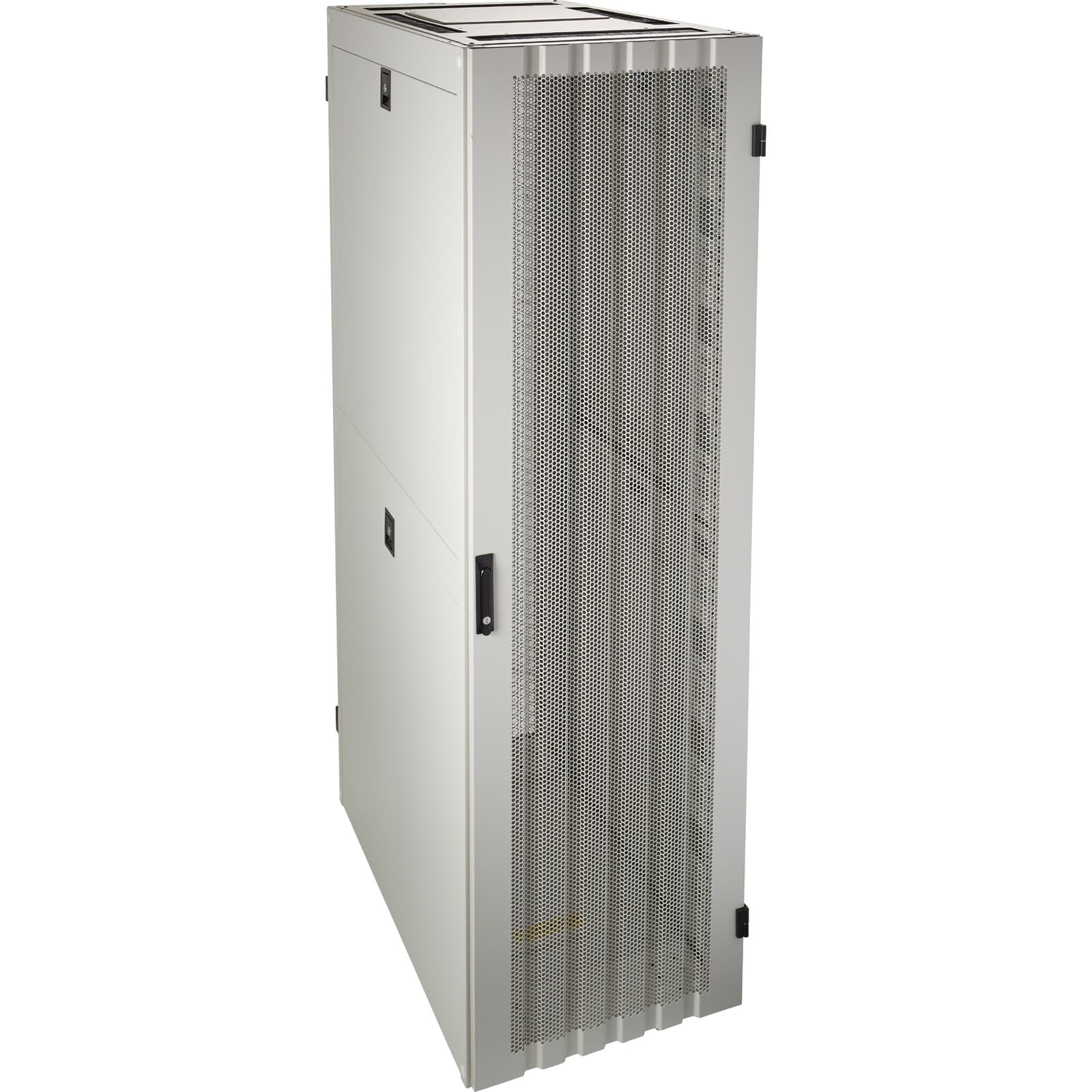 Excel Environ SR600 42U Rack 600x1200mm W/Vented (F) D/Vented (R) B/Panels No/Mgmt Grey White Flat Pack — manufacturer product-family image