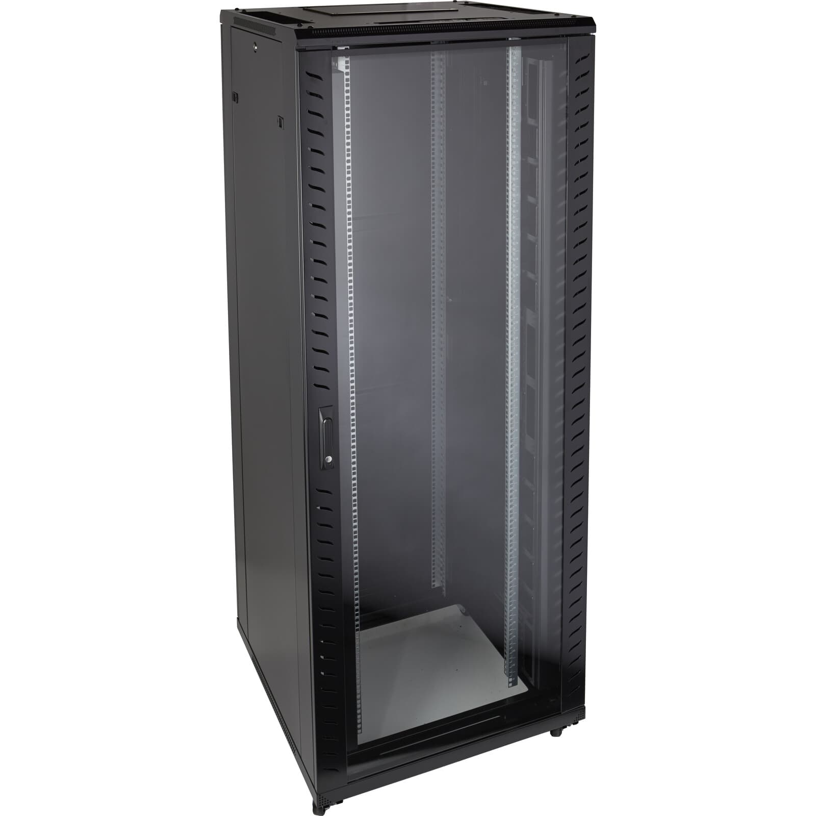 Excel Environ CR800 42U Rack 800x1000mm Glass (F) Steel (R) B/Panels F/Mgmt Black — manufacturer product-family image