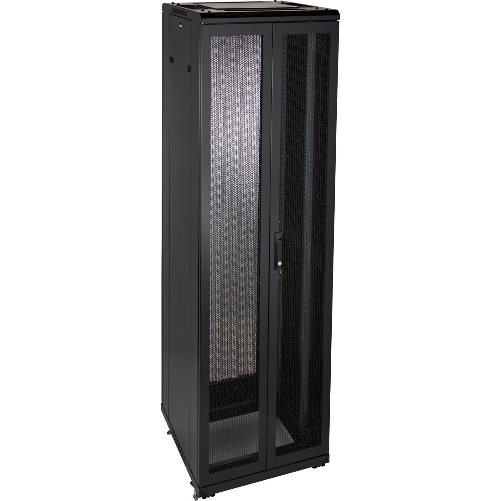 Excel Environ ER800 42U Rack 800x800mm D/Vented (F) D/Vented (R) B/Panels F/Mgmt Black — manufacturer product-family image
