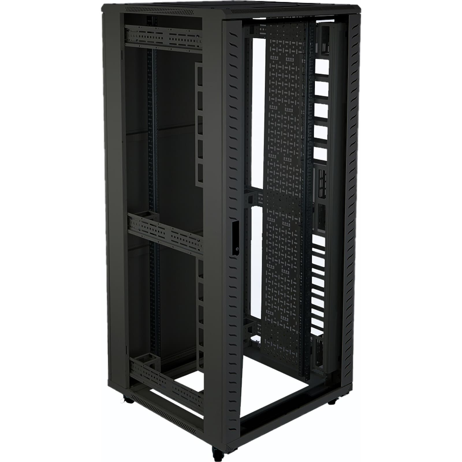 Excel Environ CR800 42U Rack 800x800mm Glass (F) Steel (R) N/Panels F/Mgmt Black — manufacturer product-family image