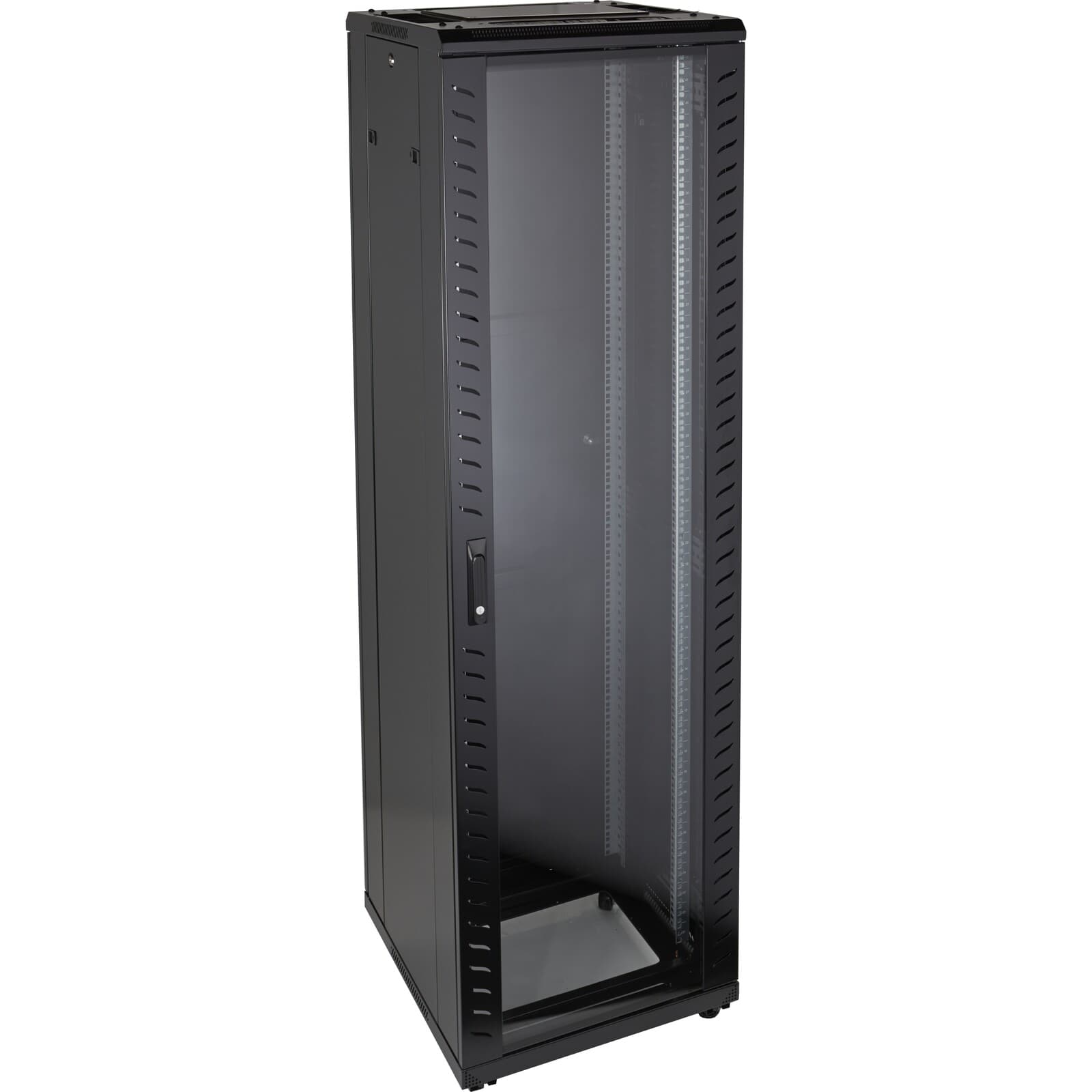 Excel Environ CR600 47U Rack 600x800mm Glass (F) Steel (R) B/Panels No/Mgmt Black — manufacturer product-family image