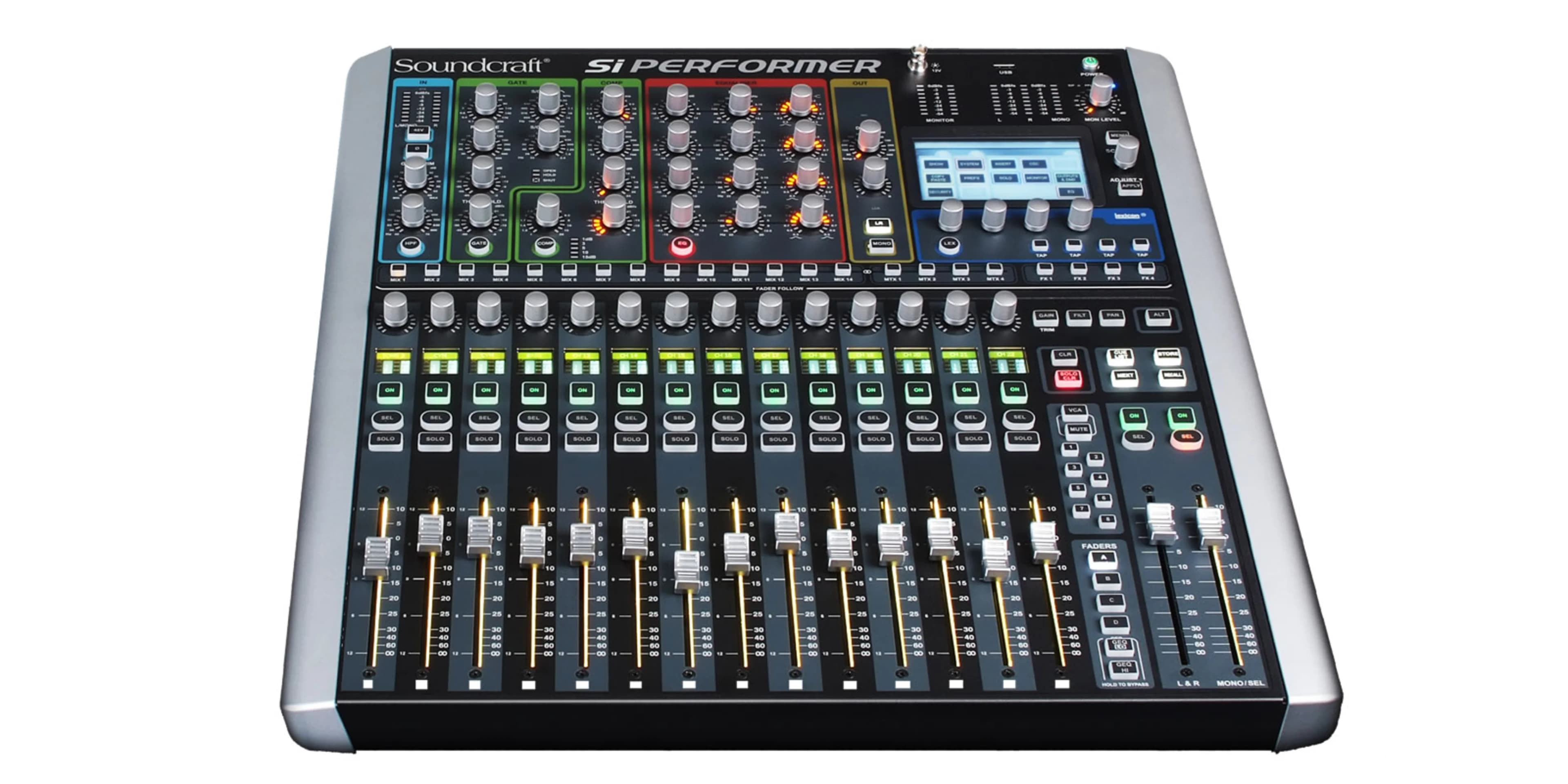 Soundcraft Si Performer 1 — top view