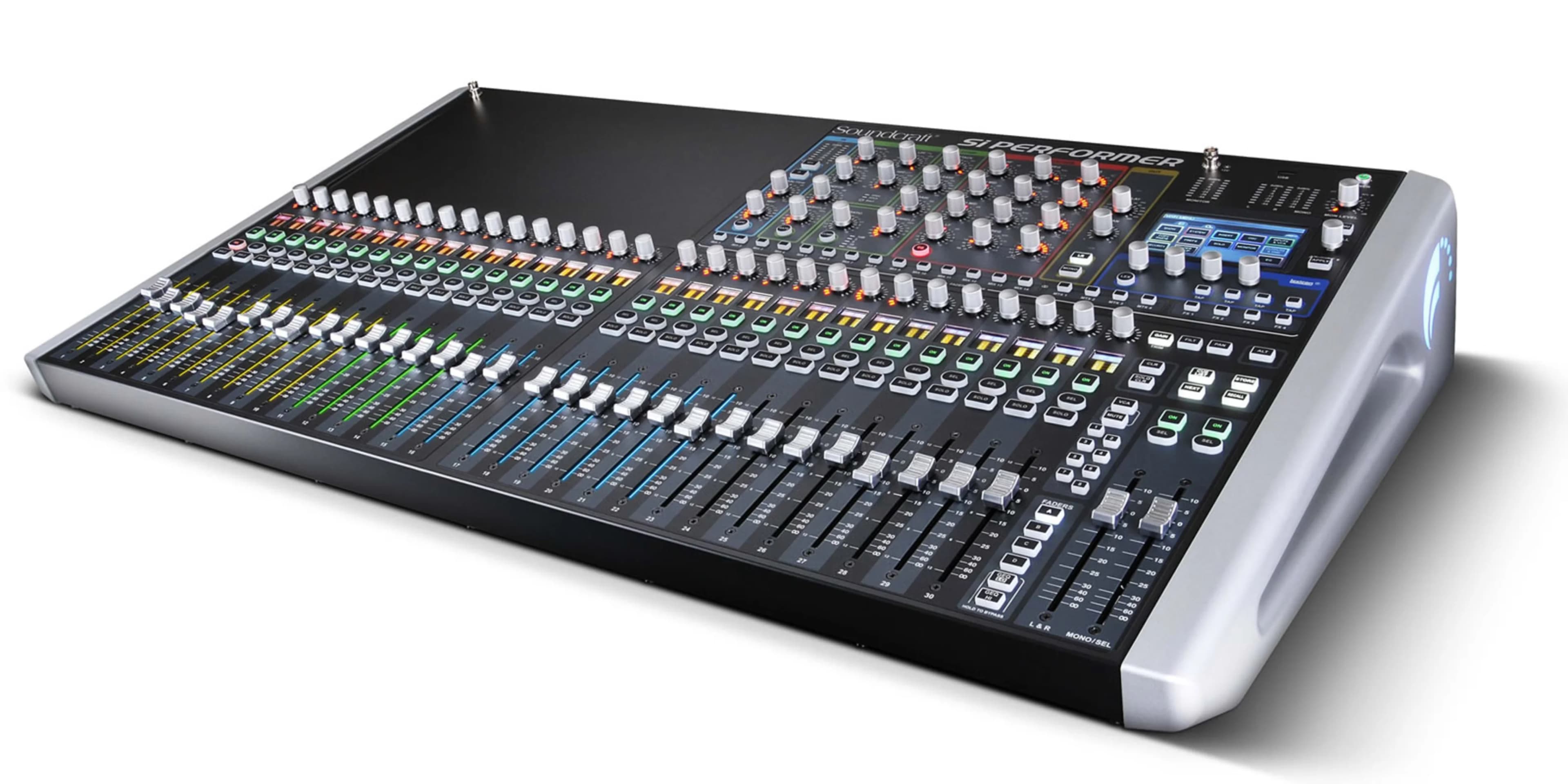 Soundcraft Si Performer 3 — angled view