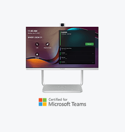 Yealink DeskVision A24 24" All-in-One Desktop Collaboration Display for Microsoft Teams Rooms