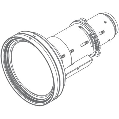 Barco R9802188 GC+ LENS (0.65 - 0.75 : 1) — manufacturer product photo