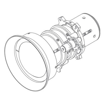 Barco R9802300 G lens (0.65 - 0.75 : 1) Short Throw — manufacturer product photo