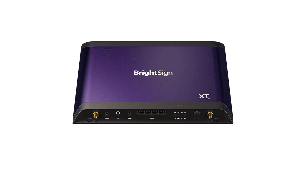 BrightSign XT245 8K Digital Signage Media Player (XT5, Standard I/O) — manufacturer product-family image