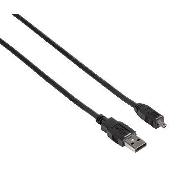Hama USB 2.0 Cable, 1.8m USB cable USB A Black - TopAV