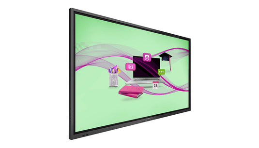 Philips Signage Solutions E-Line Digital signage flat panel 165.1 cm (65") ADS Wi-Fi 350 cd/m¬? 4K Ultra HD Black Touchscreen Built-in processor Android 10 - TopAV