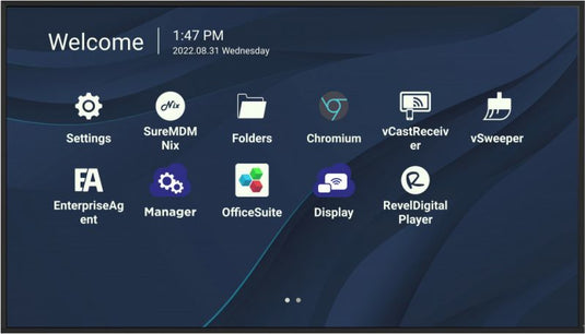 Viewsonic CDE7530 Signage Display 190.5 cm (75") Wi-Fi 450 cd/m² 4K Ultra HD Black Built-in processor Android 11 - TopAV