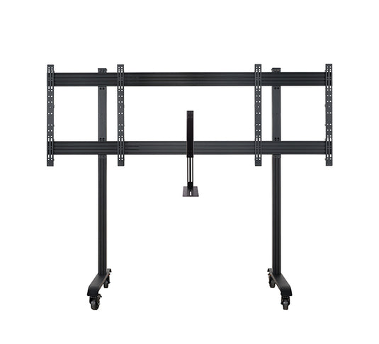B-Tech SYSTEM X - XL Twin Screen VC Trolley (VESA 600 x 800) - TopAV