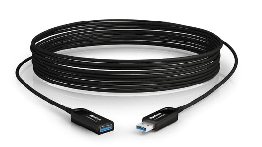 WyreStorm CAB-UAOC-15-C USB cable USB 3.2 Gen 2 (3.1 Gen 2) 15 m USB A Black - TopAV
