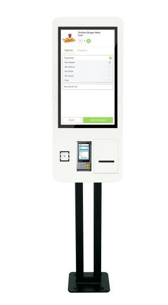 Allsee Technologies SO27C Signage Display Kiosk design 68.6 cm (27") LED Wi-Fi 350 cd/m² Full HD White Touchscreen Built-in processor 24/7