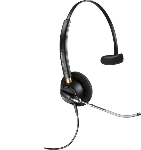 POLY EncorePro 510V Monaural Headset VoiceTube +Quick Disconnect - TopAV