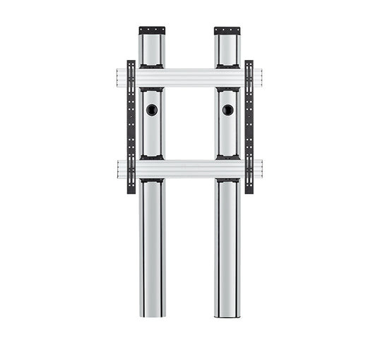 B-Tech MODE-AL - Premium Floor-To-Wall Single Screen Twin Column UC Stand - (VESA 900 x 800) - 2m - TopAV