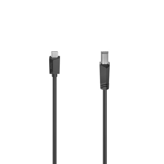 Hama 00200642 USB cable USB 2.0 1.5 m USB C USB B Black - TopAV