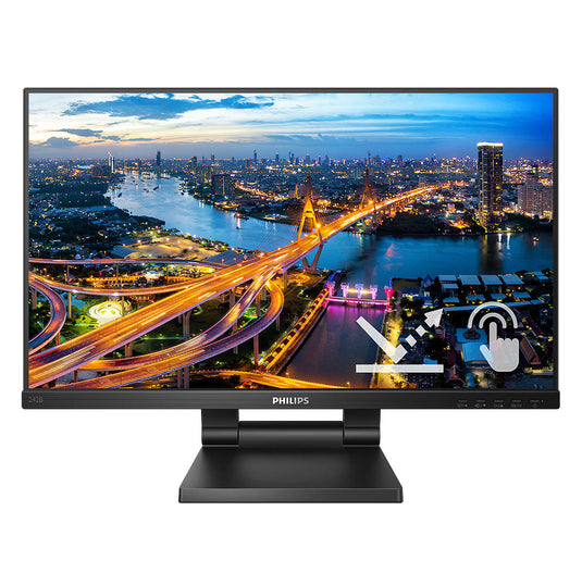 Philips 242B1TC/00 computer monitor 60.5 cm (23.8") 1920 x 1080 pixels Full HD LED Touchscreen Black - TopAV