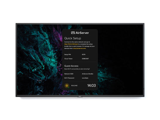 NEC MultiSync ME501 Digital signage flat panel 127 cm (50") VA Wi-Fi 400 cd/m¬? Black 18/7 - TopAV