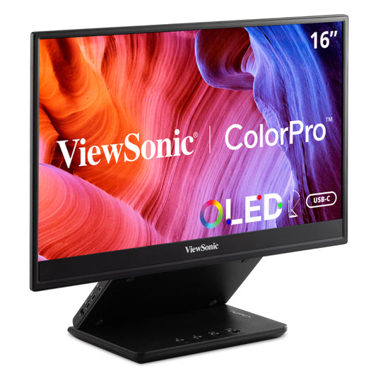 Viewsonic VP Series VP16-OLED computer monitor 40.6 cm (16") 1920 x 1080 pixels Full HD Black - TopAV