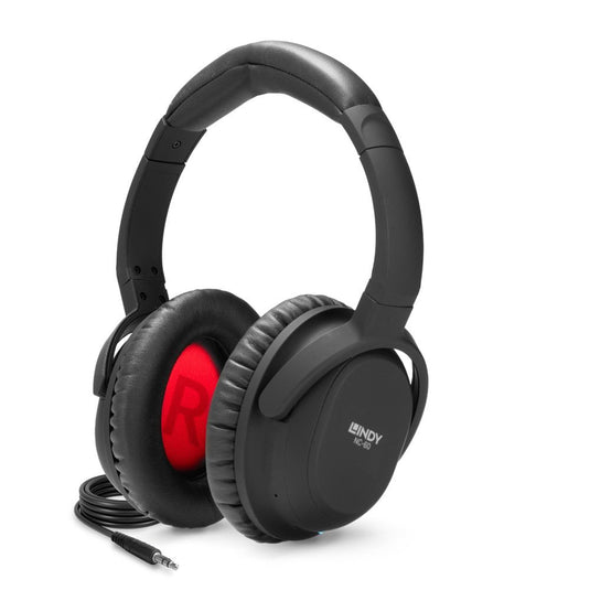 Lindy NC-60 Wired Active Noise Cancelling Headphones - TopAV