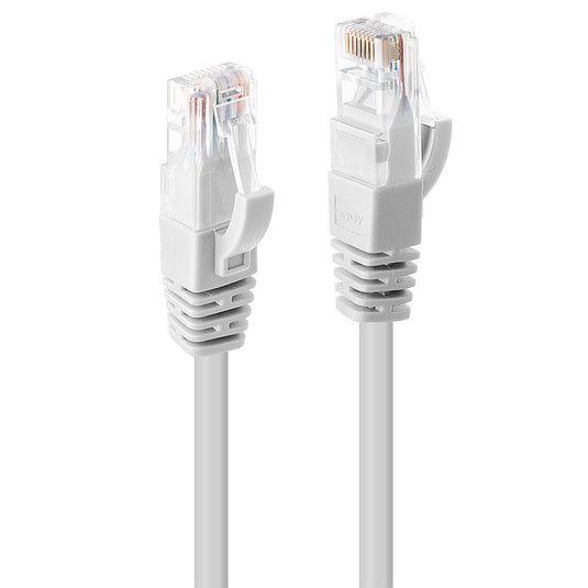 Lindy 3m Cat.6 U/UTP Network Cable, White - TopAV